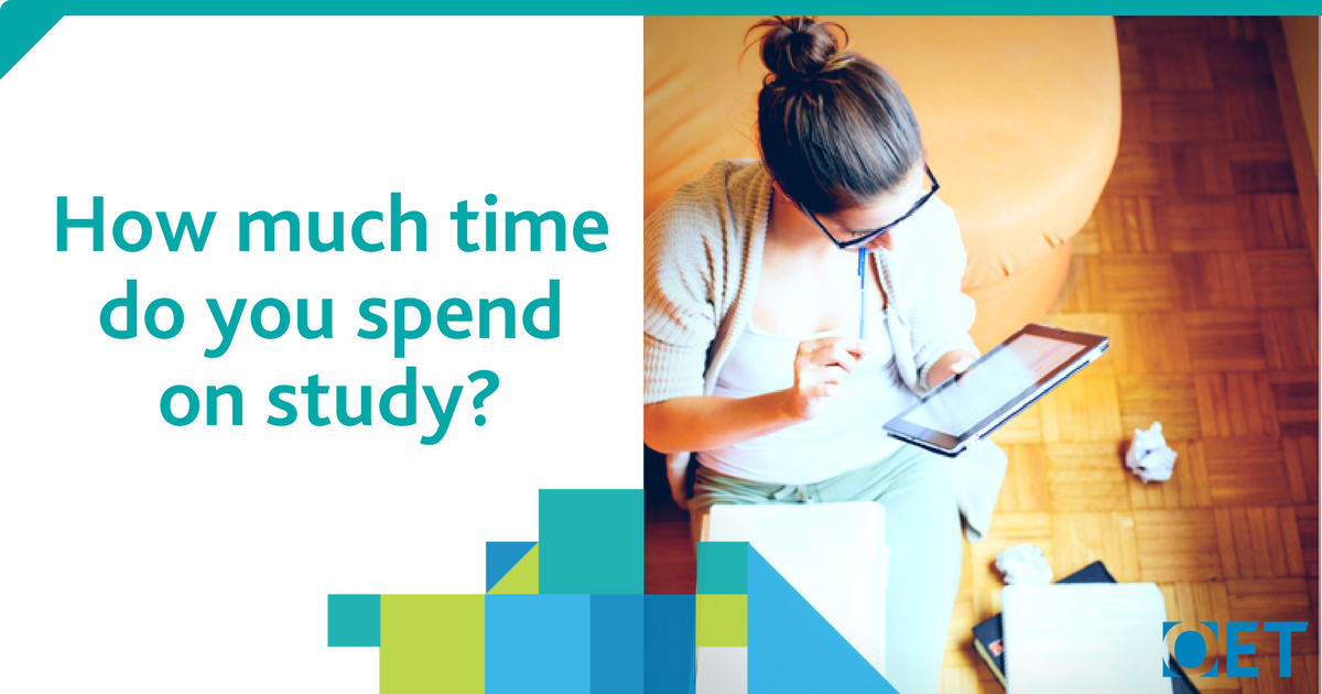 What amount of time are you spending on study every day?