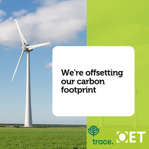 OET Partners with Trace to Offset Carbon Footprint