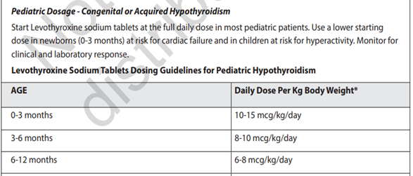 Reading Sample test 3 - Pediatric dosage